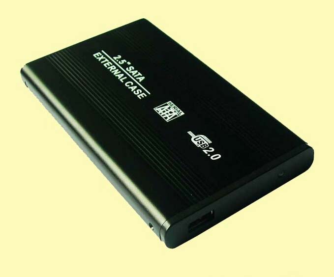 Aluminium shell USB2.0 JM20329 chip hdd enclosure Supports all 2.5 